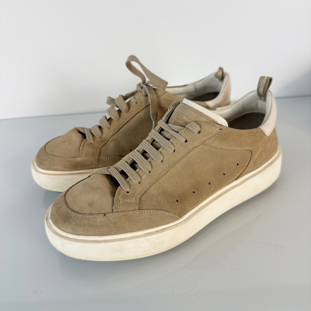 Officine‎ Creative Magic 002 Sneakers Mens 10 Tan Nubuck Leather Made in Italy